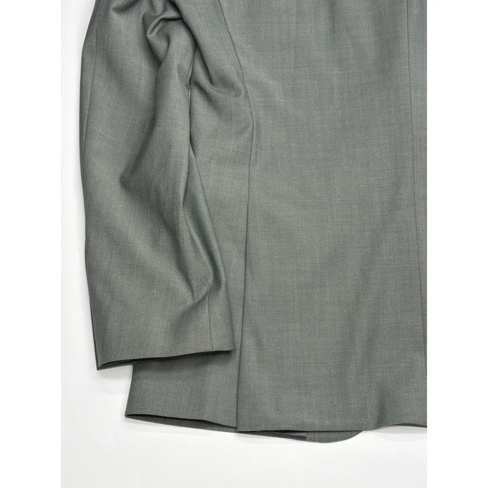 HUGO BOSS Men's Grey Wool Blend Two Button Blazer Sport Coat Size 36R‎